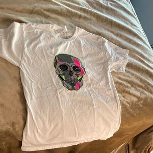 Skull T-shirt, designed by San Francisco artist and physician JEK.